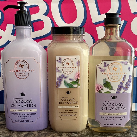 Bath Body Works aromatherapy Stepped Relaxation set